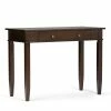 Coupon 🌟 Atlin Designs Home Office Desk In Tobacco Brown 🛒