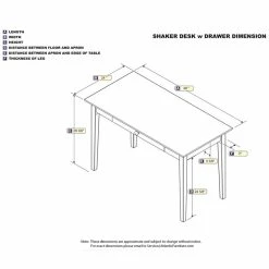 Budget 😀 Scranton & Co Charger Writing Desk In Walnut ⭐ -Cheap Executive Store 1825420 4 L