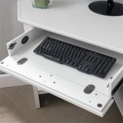 Brand new ❤️ Leick Furniture Leick Corner Computer Desk In White 🥰 -Cheap Executive Store 1845332 3 L