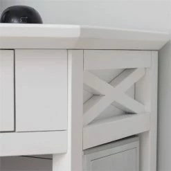 Brand new ❤️ Leick Furniture Leick Corner Computer Desk In White 🥰 -Cheap Executive Store 1845332 5 L