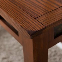 New 🎉 Leick Furniture Leick Riley Holliday Computer Desk In Rustic Autumn ⌛ -Cheap Executive Store 1845335 18 L