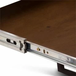 New 🔔 Simpli Home Ryder 66" W SOLID WOOD Modern Writing Office Desk In Natural Aged Brown ✔️ -Cheap Executive Store 1855950 6 L