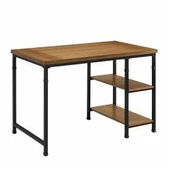 Coupon 👏 Riverbay Furniture Writing Desk In Black ✨