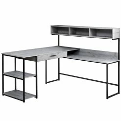 Top 10 🎉 Monarch L Shaped Computer Desk In Gray And Black 🤩
