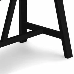 Top 10 🌟 Simpli Home Dylan Solid Wood Industrial 60 " Writing Office Desk In Black 😍 -Cheap Executive Store 1928463 7 L