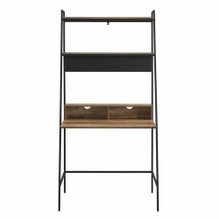 Best deal 👏 Walker Edison Modern 36" Ladder Writing Desk In Reclaimed Barn Wood 😉 -Cheap Executive Store 1929843 11 L