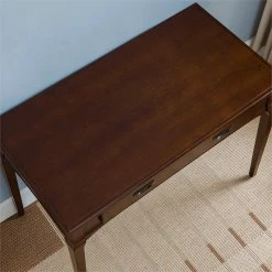 Budget 👏 Leick Furniture Leick Home Stratus Computer Desk In Heartwood Cherry 😀 -Cheap Executive Store 1937204 14 L