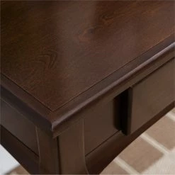 Budget 👏 Leick Furniture Leick Home Stratus Computer Desk In Heartwood Cherry 😀 -Cheap Executive Store 1937204 15 L