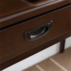 Budget 👏 Leick Furniture Leick Home Stratus Computer Desk In Heartwood Cherry 😀 -Cheap Executive Store 1937204 21 L