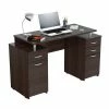 Coupon 💯 Inval America Espresso Writing Desk With Four Drawers 🎉