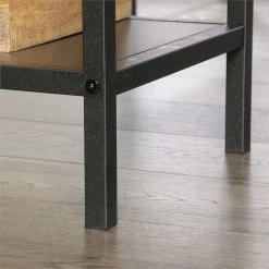 Cheap ⭐ Sauder Boulevard Cafe Mid-Century Metal L-Shape Computer Desk In Vintage Oak 🤩 -Cheap Executive Store 1953044 14 L