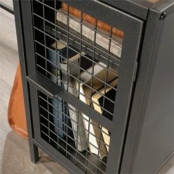 Cheap ⭐ Sauder Boulevard Cafe Mid-Century Metal L-Shape Computer Desk In Vintage Oak 🤩 -Cheap Executive Store 1953044 5 L