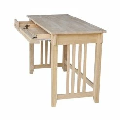 Promo 😍 International Concepts Mission Computer Desk ❤️ -Cheap Executive Store 1955329 9 L