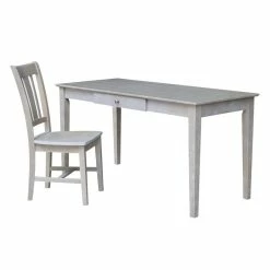 Best Pirce 🌟 International Concepts Desk With Drawer - Larger Size And Chair ✨