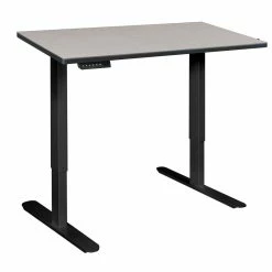 Brand new 🔥 Regency Esteem 42 In. Height Adjustable Power Desk- Maple/Black ❤️ -Cheap Executive Store 1966495 2 L