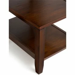 Budget 🎉 Simpli Home Artisan Solid Wood Transitional 50 " Desk In Russet Brown 🛒 -Cheap Executive Store 1968896 5 L