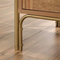 Hot Sale ⭐ Sauder Coral Cape Home Office Wood L-Shaped Desk In Sindoori Mango And Gold 👍 -Cheap Executive Store 1991564 14 L