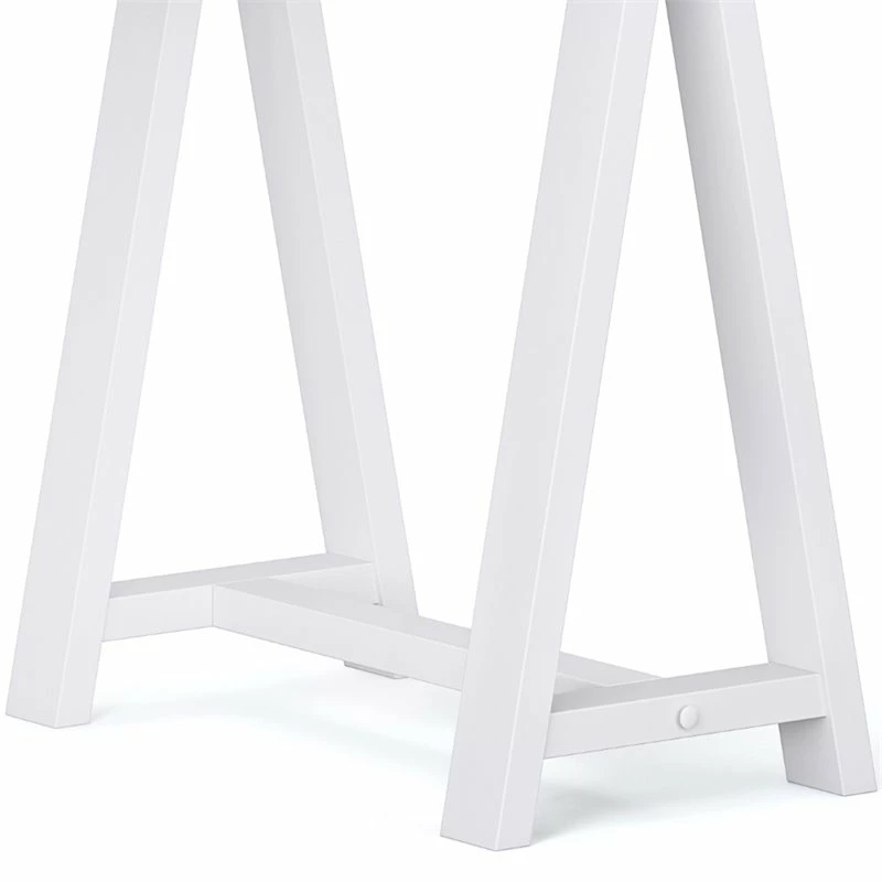 Top 10 😀 Simpli Home Sawhorse 60" Soild Wood Modern Industrial Computer Desk In White 😉 6 Top 10 😀 Simpli Home Sawhorse 60" Soild Wood Modern Industrial Computer Desk In White 😉 - Image 6