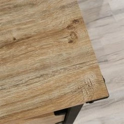 Promo 😍 Sauder Steel River Engineered Wood And Metal Computer Desk In Milled Mesquite 🌟 -Cheap Executive Store 2012400 5 L