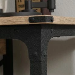 Promo 😍 Sauder Steel River Engineered Wood And Metal Computer Desk In Milled Mesquite 🌟 -Cheap Executive Store 2012400 6 L