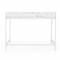 Buy 🧨 Butler Specialty Company Butler Specialty Belka Desk With Drawers In White 😀 -Cheap Executive Store 2014377 3 L