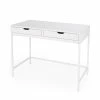 Buy 🧨 Butler Specialty Company Butler Specialty Belka Desk With Drawers In White 😀