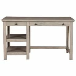 Brand new 🎁 Origins By Alpine Ashville Wood Desk In Smokey Gray ✨ -Cheap Executive Store 2020640 2 L