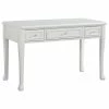 Promo 🔔 Bowery Hill Traditional Wood Writing Desk In White 🛒