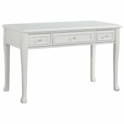 Promo 🔔 Bowery Hill Traditional Wood Writing Desk In White 🛒