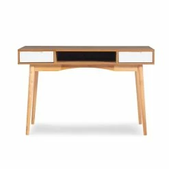 Top 10 😍 Allora Wood Writing Desk In Brown 🛒 -Cheap Executive Store 2107255 2 L