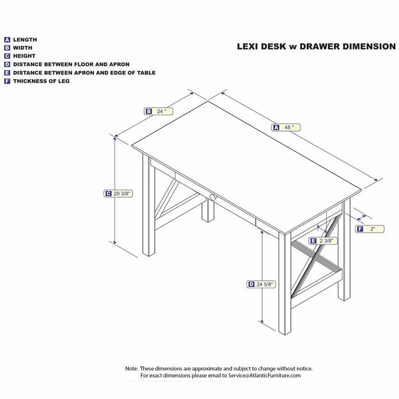 Deals π₯ Allora 1 Drawer 48" Solid Wood Writing Desk In Walnut π 4 Deals π₯ Allora 1 Drawer 48" Solid Wood Writing Desk In Walnut π - Image 4