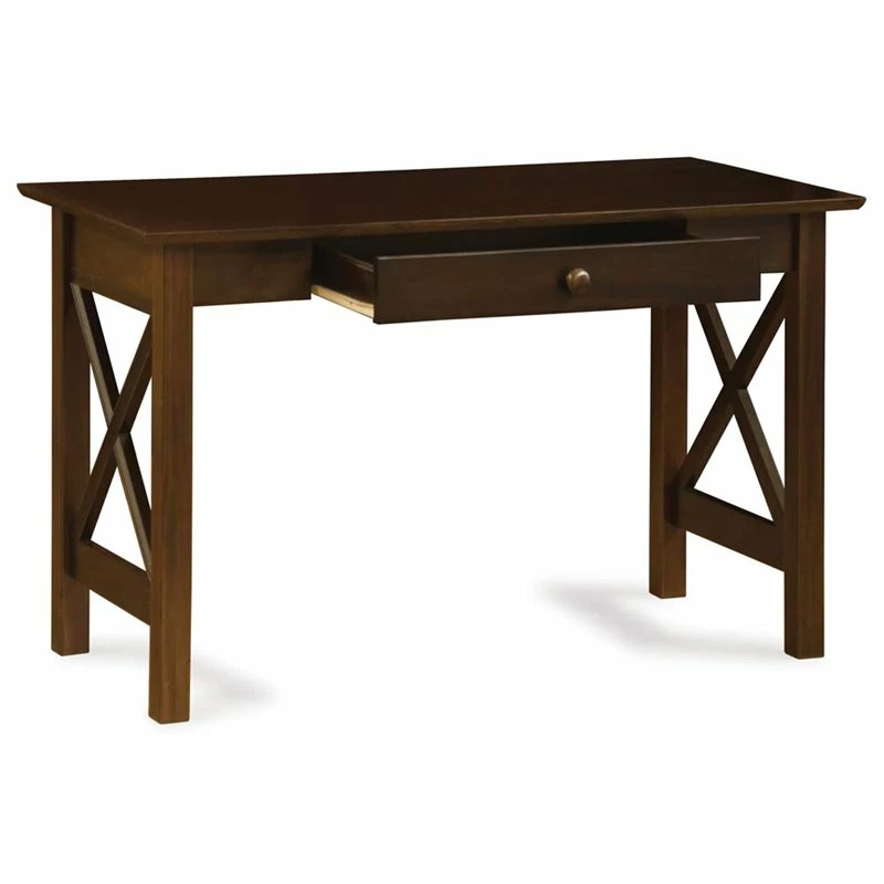 Deals π₯ Allora 1 Drawer 48" Solid Wood Writing Desk In Walnut π 1 Deals π₯ Allora 1 Drawer 48" Solid Wood Writing Desk In Walnut π