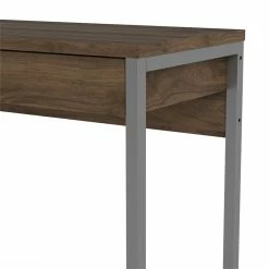 Best Sale 😍 Levan Home Modern 2 Drawer Computer Desk In Walnut 🌟 -Cheap Executive Store 2119016 4 L