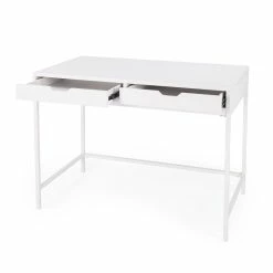 Best reviews of ⭐ Beaumont Lane Metropolitan Living Desk With Drawers In White ❤️ -Cheap Executive Store 2119583 7 L