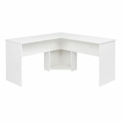 Coupon 🌟 Prepac L-Shaped Computer Desk In White ⌛