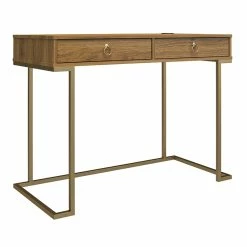 Discount 😀 Ameriwood Home Serenity Computer Desk In Walnut ✔️