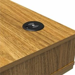 Discount 😀 Ameriwood Home Serenity Computer Desk In Walnut ✔️ -Cheap Executive Store 2175930 2 L