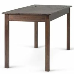 Best reviews of 👍 Scranton & Co Solid Wood Computer Desk In Distressed Charcoal Brown ✔️ -Cheap Executive Store 2192576 13 L