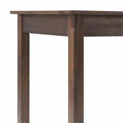 Best reviews of 👍 Scranton & Co Solid Wood Computer Desk In Distressed Charcoal Brown ✔️ -Cheap Executive Store 2192576 18 L