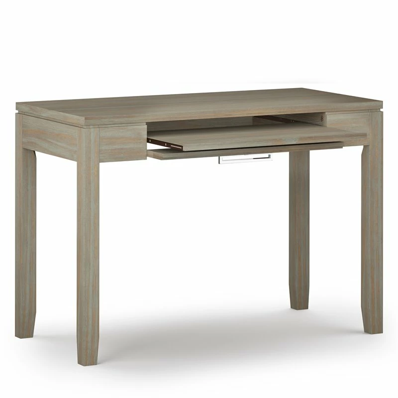 Wholesale π€© Simpli Home Cosmopolitan 42"W Contemporary Solid Wood Home Office Desk In Distressed Gray π€© 3 Wholesale π€© Simpli Home Cosmopolitan 42"W Contemporary Solid Wood Home Office Desk In Distressed Gray π€© - Image 3