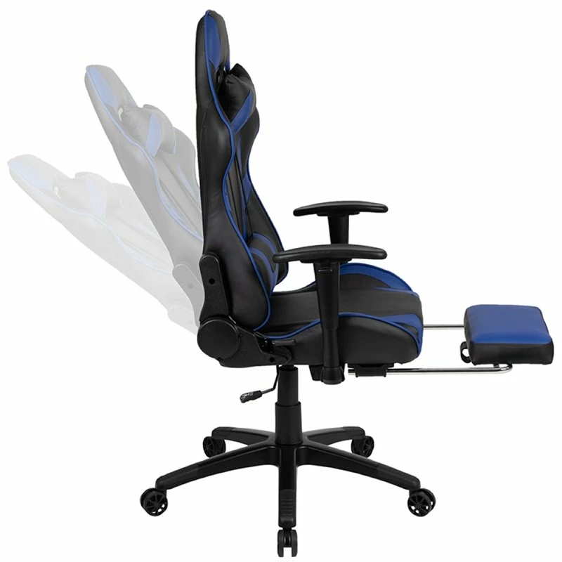 Best Pirce β Flash Furniture Gaming Desk And Racing Reclining Chair Set In Black And Blue π₯ 6 Best Pirce β Flash Furniture Gaming Desk And Racing Reclining Chair Set In Black And Blue π₯ - Image 6