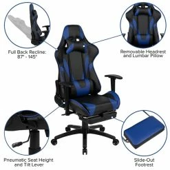 Best Pirce β Flash Furniture Gaming Desk And Racing Reclining Chair Set In Black And Blue π₯ 21 Best Pirce β Flash Furniture Gaming Desk And Racing Reclining Chair Set In Black And Blue π₯ -Cheap Executive Store 2205067 18 L