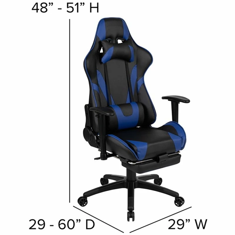 Best Pirce β Flash Furniture Gaming Desk And Racing Reclining Chair Set In Black And Blue π₯ 12 Best Pirce β Flash Furniture Gaming Desk And Racing Reclining Chair Set In Black And Blue π₯ - Image 12