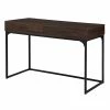 Buy 🔔 Bowery Hill Transitional Metal Computer Desk With Drawers In Elm And Black 💯