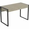 Coupon 😍 Safdie & Co. 47"L 2-Drawers Black Metal Computer Desk In Dark Taupe 😉