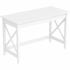Buy 🔥 Safdie & Co. 47.25"L Computer Desk With X-Sides In White 🥰