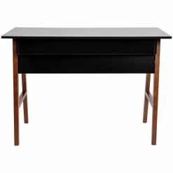 Best Sale 👏 Flash Furniture Wooden Computer Desk In Black And Walnut ❤️ -Cheap Executive Store 2283408 12 L