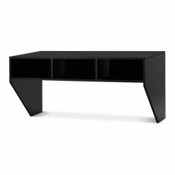 Best reviews of ⭐ Costway Contemporary MDF Wall Mounted Floating Computer Desk In Black 🛒