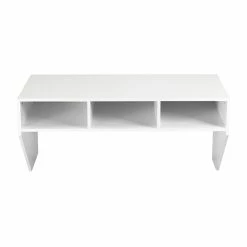 Brand new ❤️ Costway Contemporary MDF Wall Mounted Floating Computer Desk In White 😍 12 Brand new ❤️ Costway Contemporary MDF Wall Mounted Floating Computer Desk In White 😍 -Cheap Executive Store 2314266 2 L