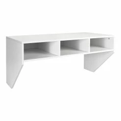 Brand new ❤️ Costway Contemporary MDF Wall Mounted Floating Computer Desk In White 😍